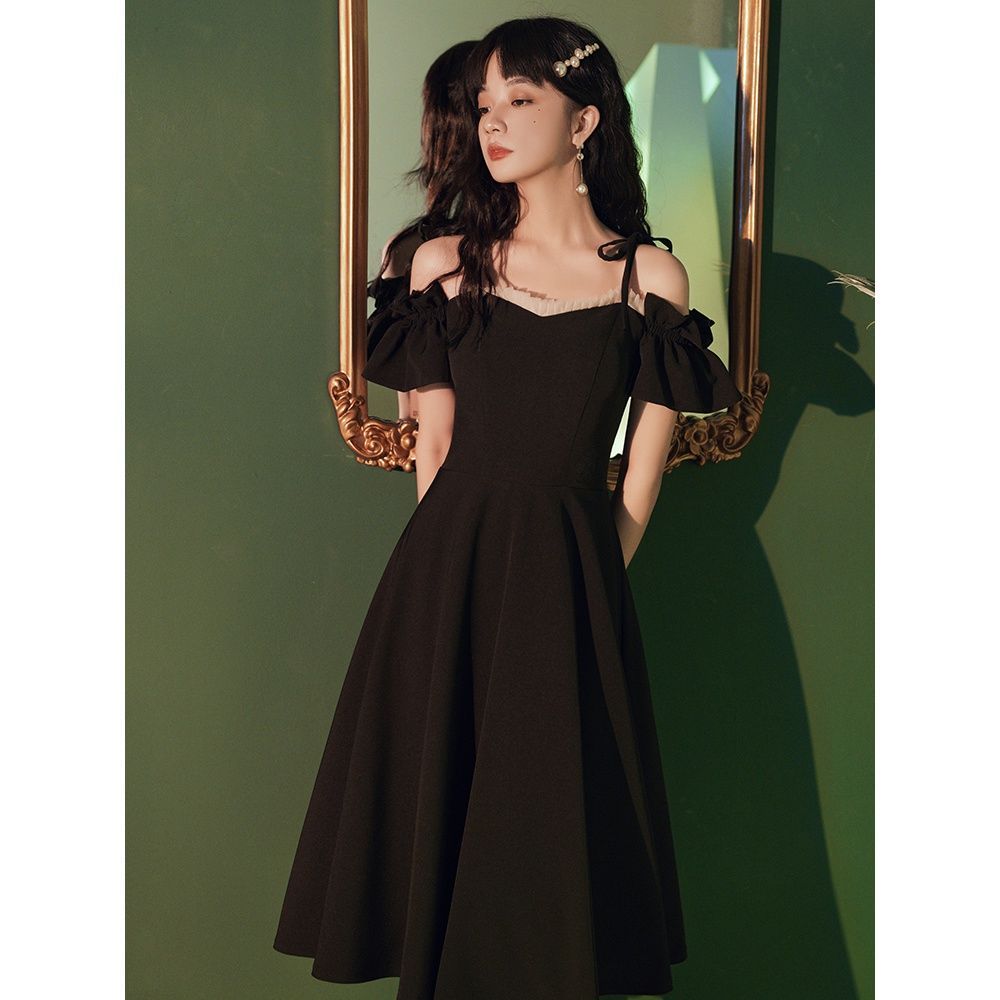 Super Comfortable Loose Off Shoulder Mini Dress