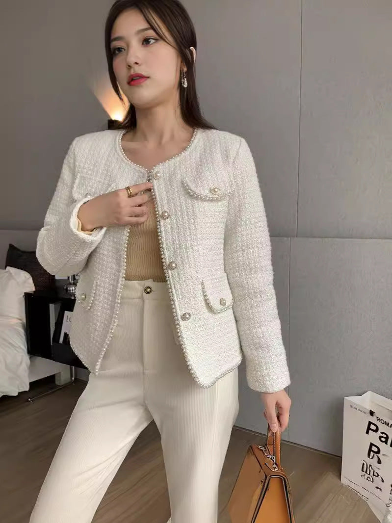 Chanel-Inspired Color-Blocked Coat – Coats for Women Elegant & Autumn Winter Outfits