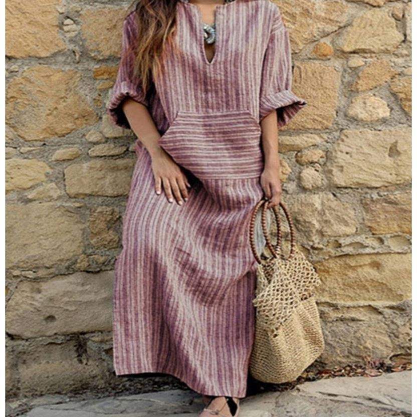 Striped Maxi Dress | Casual Summer Dress & Flowy Outfit for Women