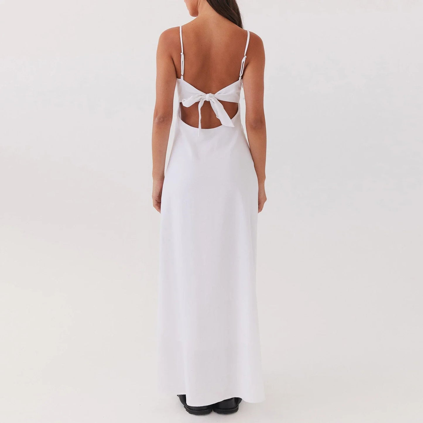 Spaghetti Strap Summer Dress | Flowing Vacation Dress & Chic Day Outfit for Women