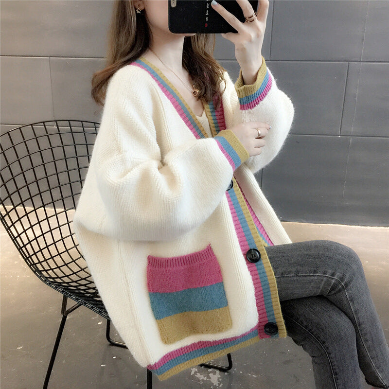 Thick Knit Winter Cardigan for Women