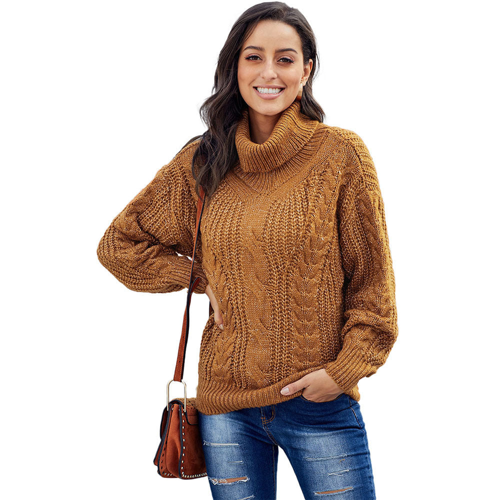 Cozy Loose-Fit Plus Size Sweater – Bold Solids for Fall