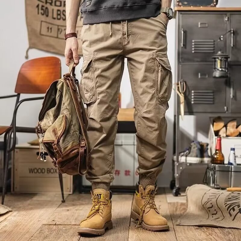 Womens Autumn Style Casual Cargo Jogger Pants