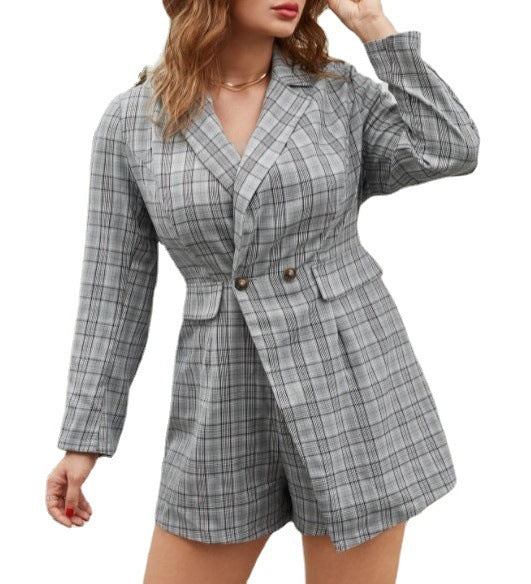 Sleeveless Turtle Neck Unitard Plus Size Jumpsuit