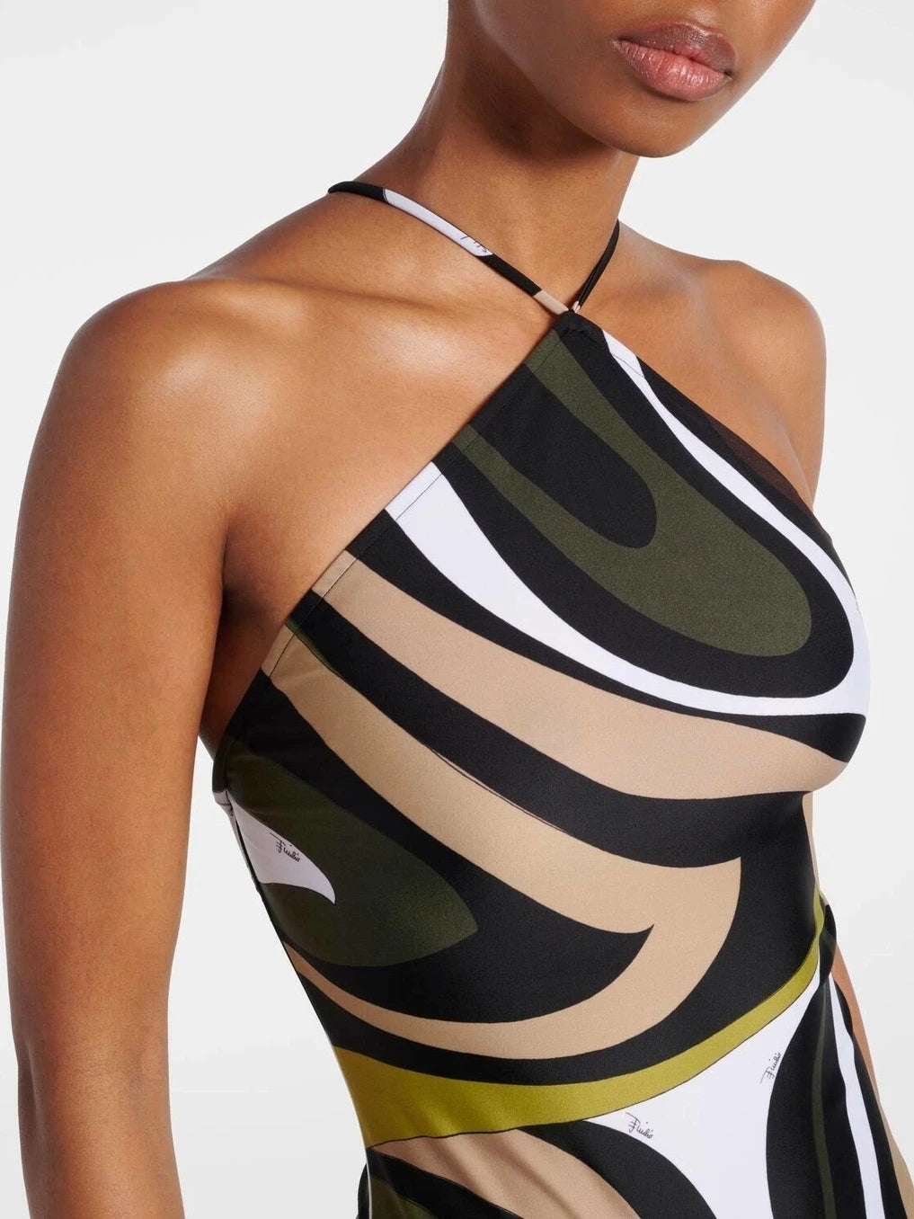 Women's Bandeau Bandage Mid-Waist Bikini Set | Trendy Summer Swimwear 2025