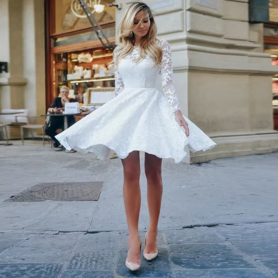 Angel Touch Magical White Off Shoulder Dress For Women