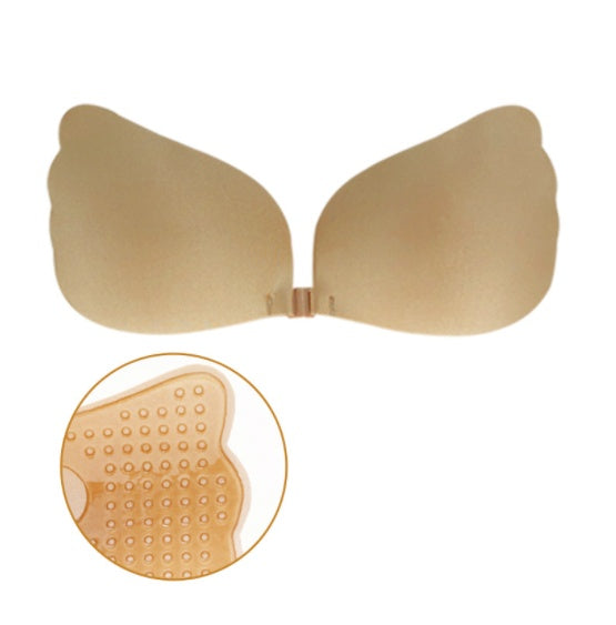 Butterfly Wings Strapless Bra – 3/4 Molded Cups, Silicone Lining & Adjustable Front Buckle for Women