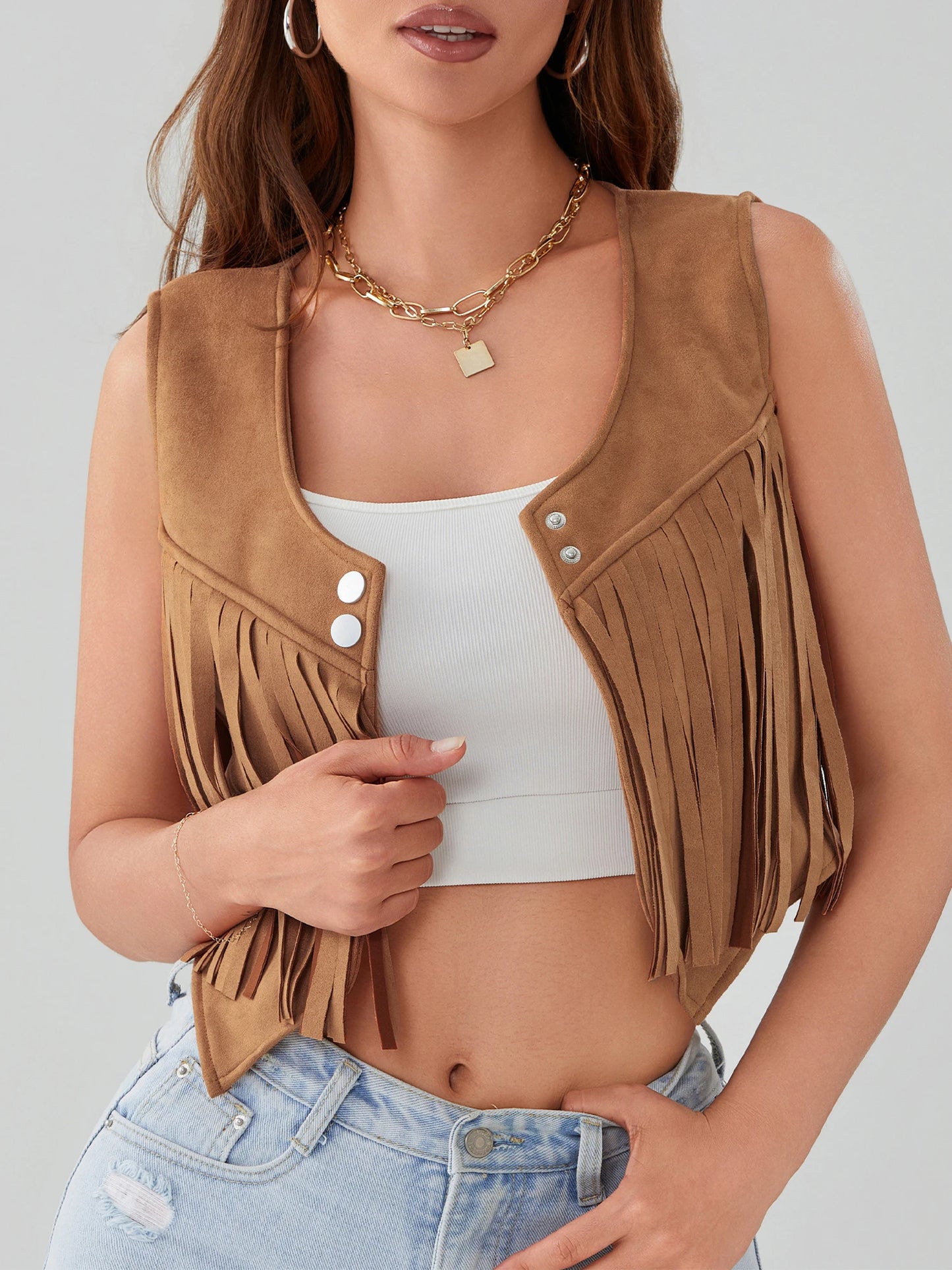 Sleeveless Solid Vest for Women – Lightweight Summer Layering Top