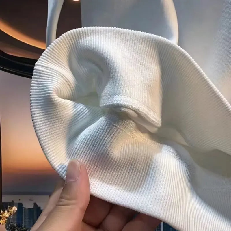 Trendy New York American Flag Printed Men's Casual Printed Knit Sweatshirt