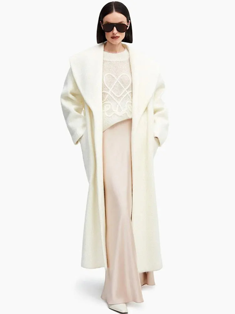 Women's Streetwear Hollow Out Chunky Knit Loose Sweater