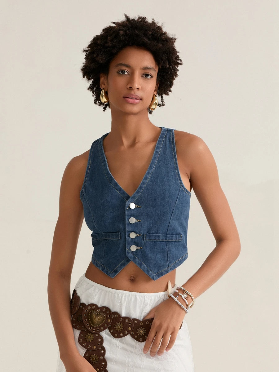 Sleeveless Solid Summer Top for Women – Lightweight Everyday Casual Outfit