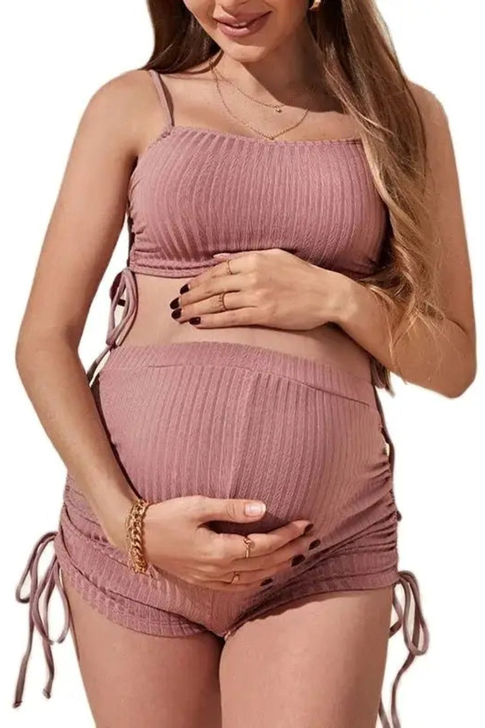 Maternity One-Piece Swimsuit | Comfortable Swimwear for Expecting Moms