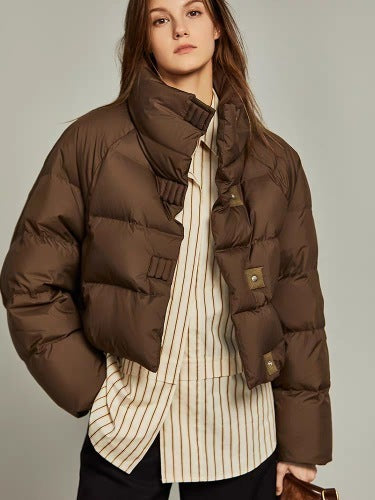 Short Cotton-Padded Coat – Puffer Jackets for Women Casual & Smart Winter Outfits