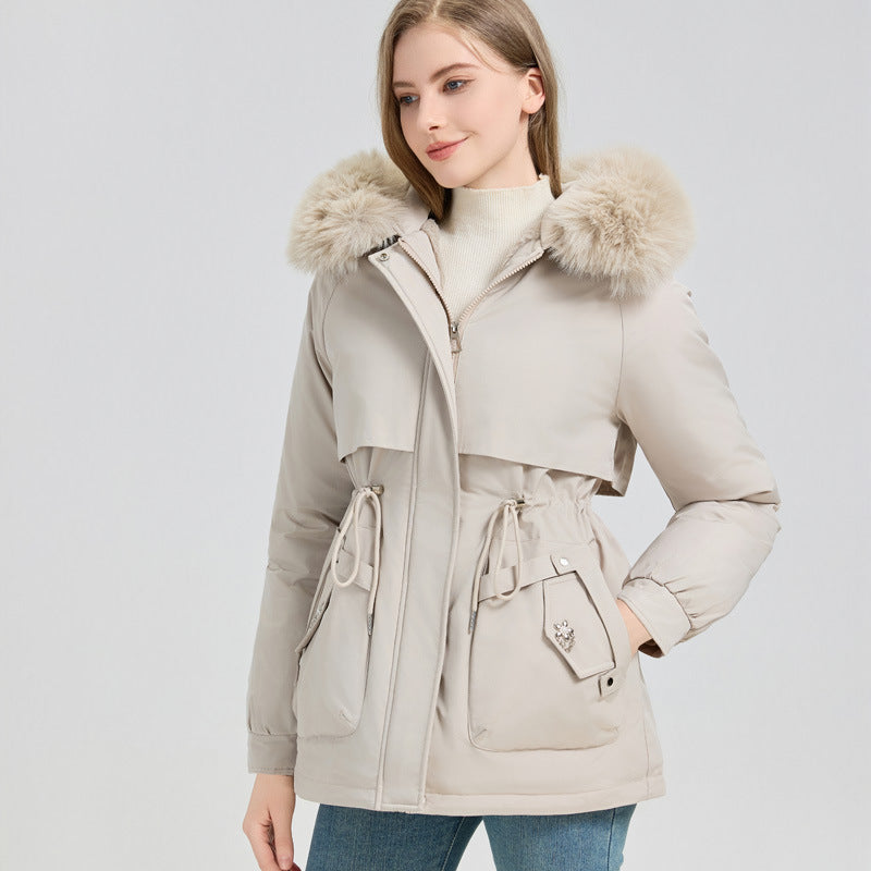 New Thick Glossy Puffer Padded Down Coat For Women