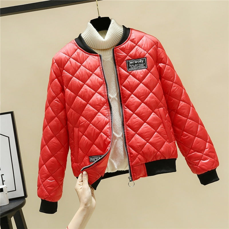 Korean-Inspired Slim-Fit Cotton Puffer Jackets – Coats Outfits Women & Chic Transitional Layering