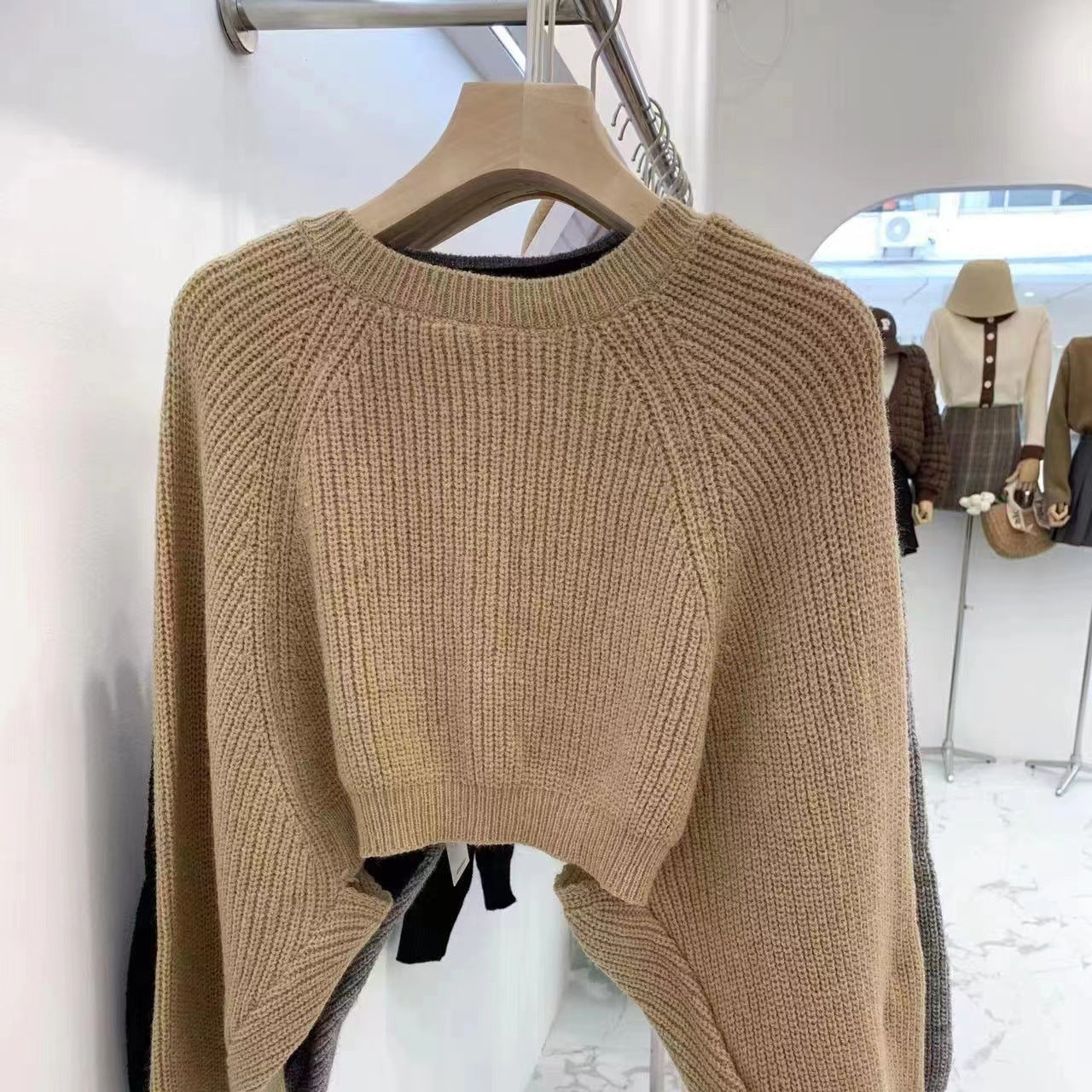 Autumn Lazy Sweater Coat for Women – Cozy Cashmere Cardigan, Stylish Fall & Winter Outfit