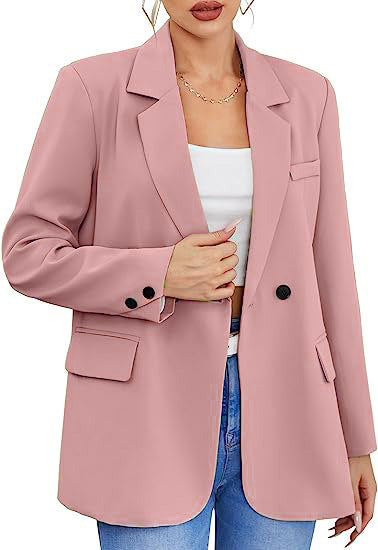 Office Temperament Suit Coat Lapel Slim Blazer For Women