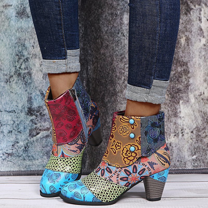 Bohemian Retro Style Women Tassels Ankle Boots