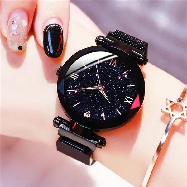 Womens Female Starry Luxury Watches