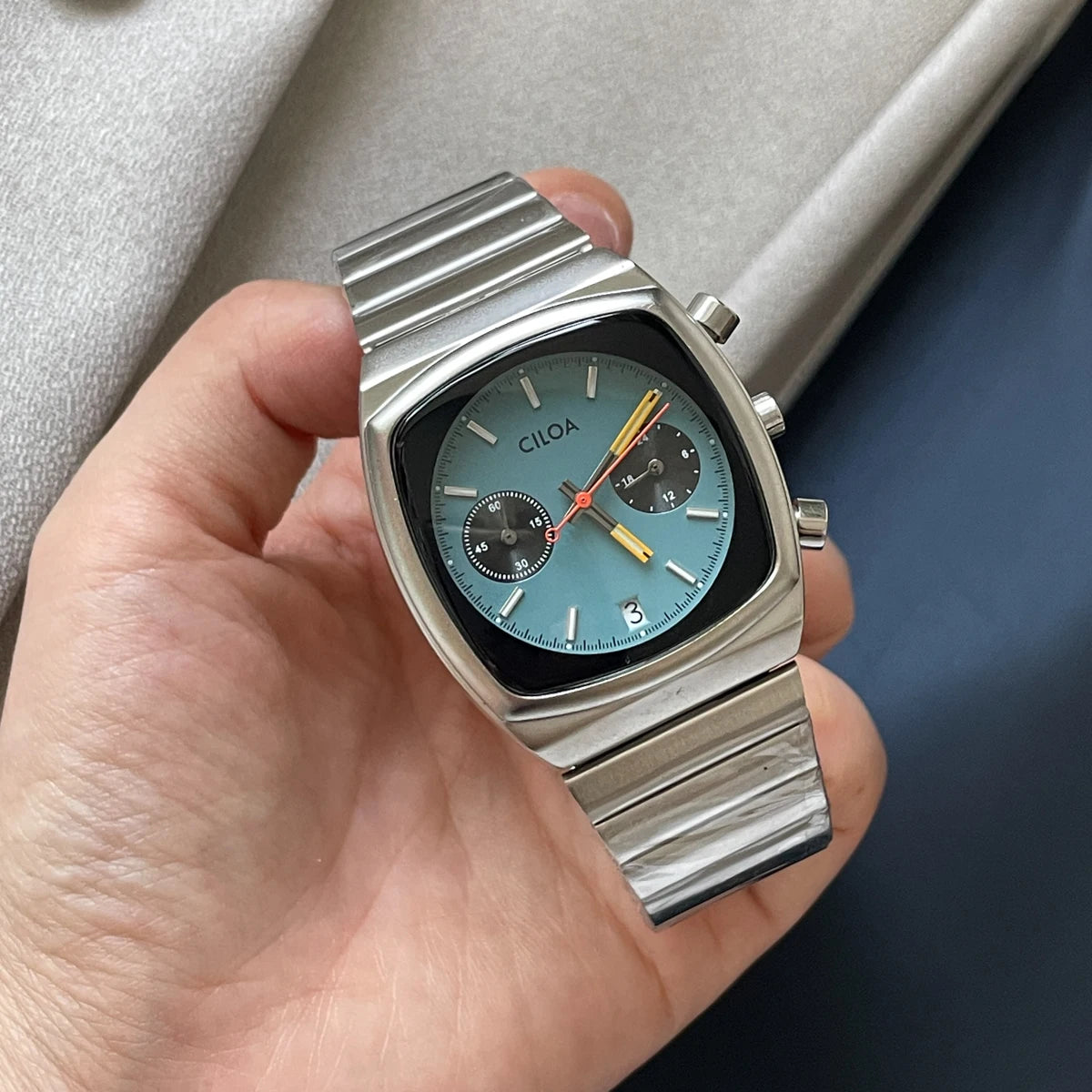 Mens Casual Square Muscle Type Analog Watches