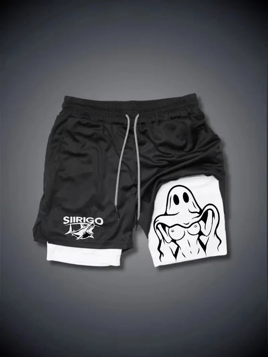 Breathable Plus Size Fitness Shorts