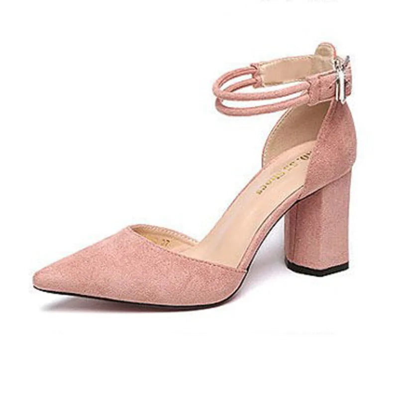 2025 Round Toe Women Fashion Crystal Belt Buckle Boots 6Cm Square High Heels Sexy Leopard Lace Ankle Boots