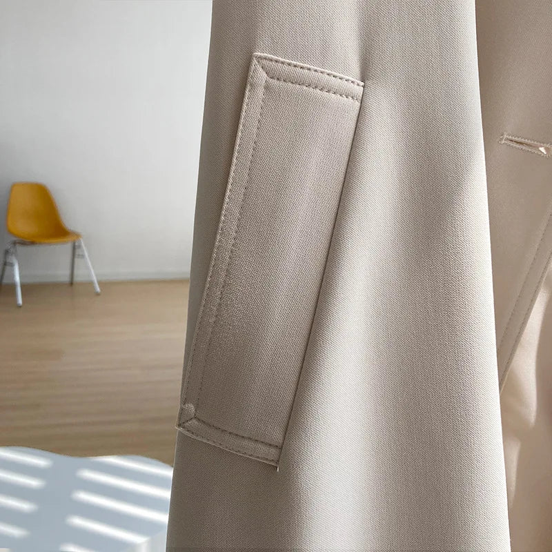 Women Vintage Windbraker Trench Coats