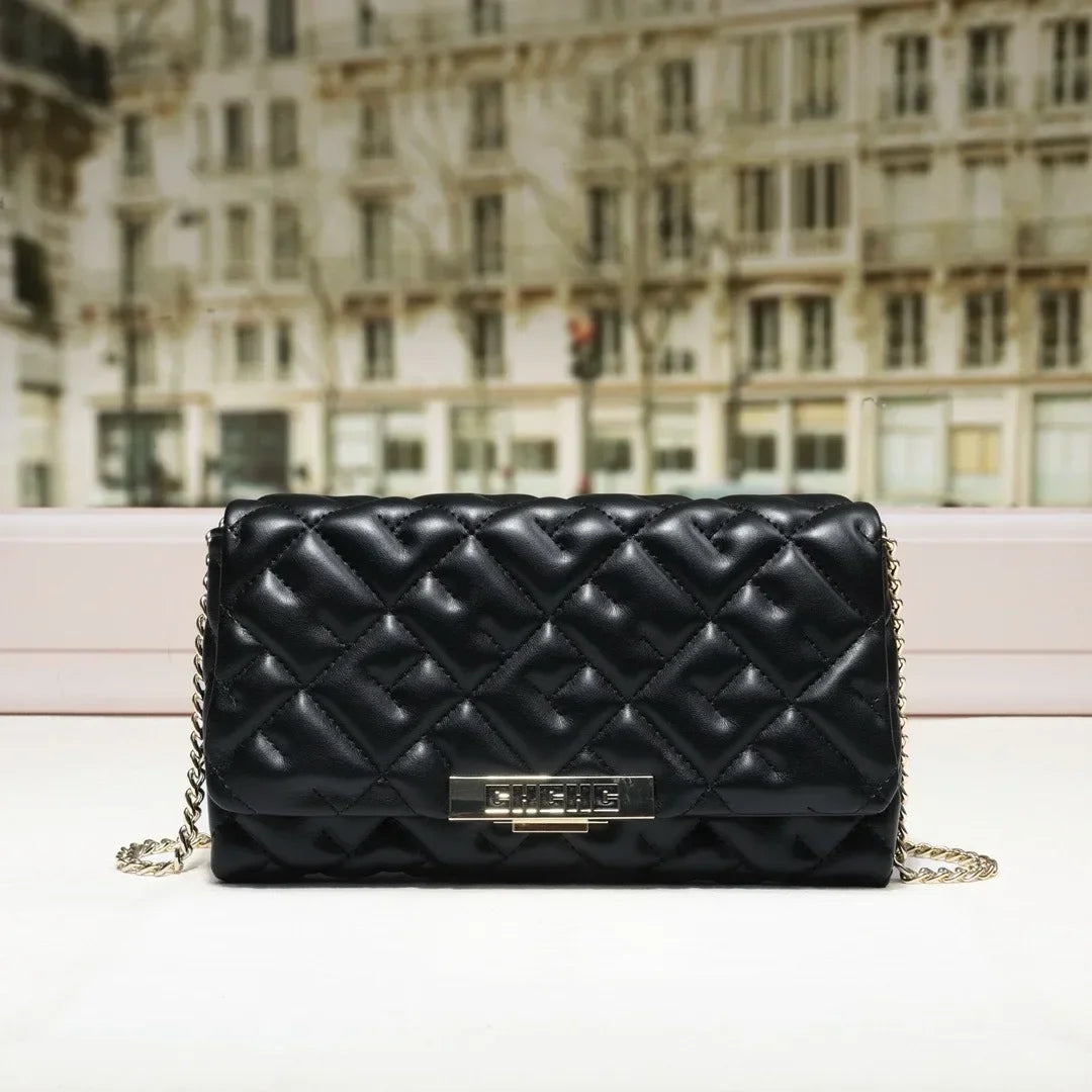 Womens Chic Vintage Leather Messenger Bag