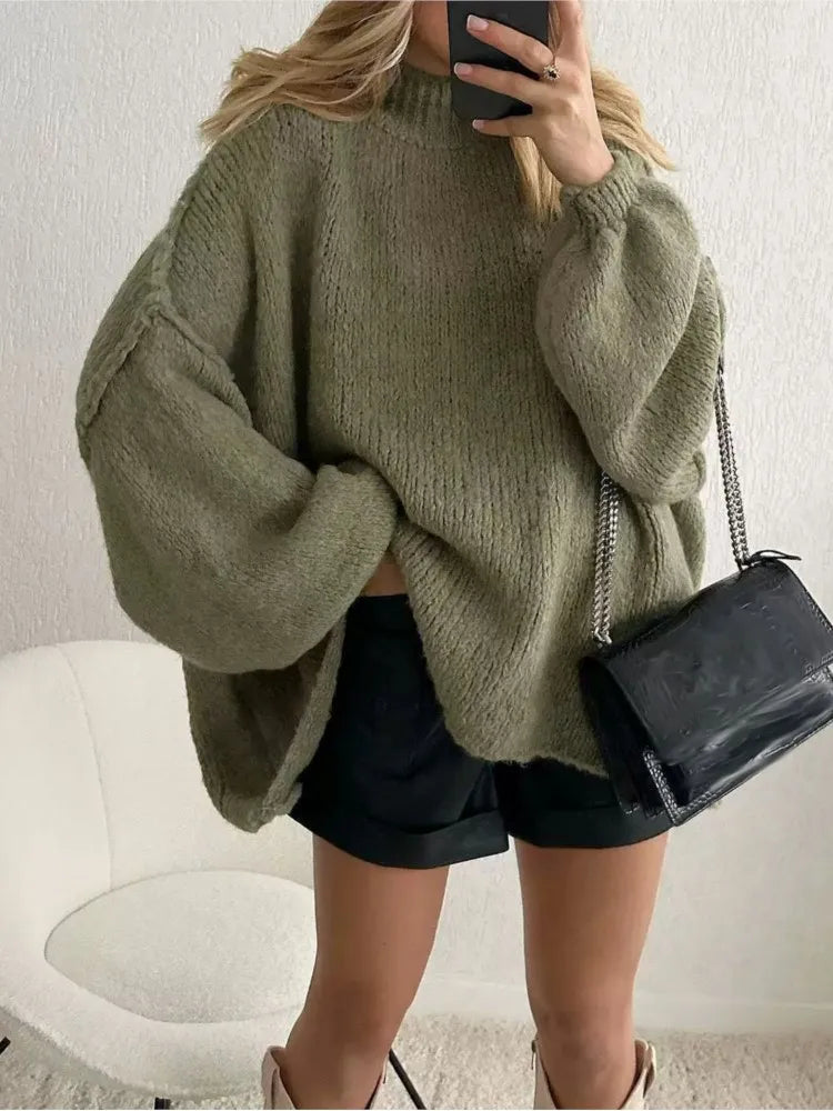 Casual Office Fashion Knitted Sweaters