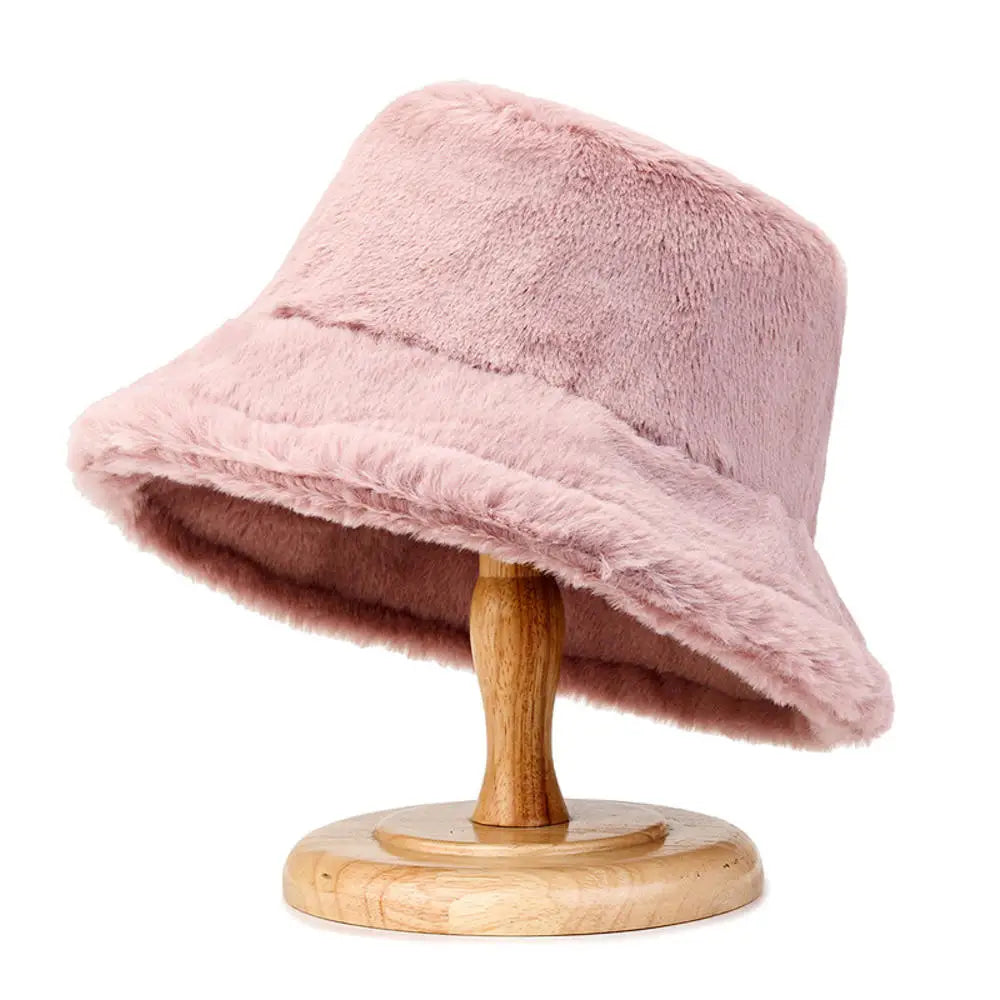 Winter Fashion Fluffy Bucket Hats
