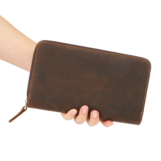 Genuine Leather Soft Brown Wallet
