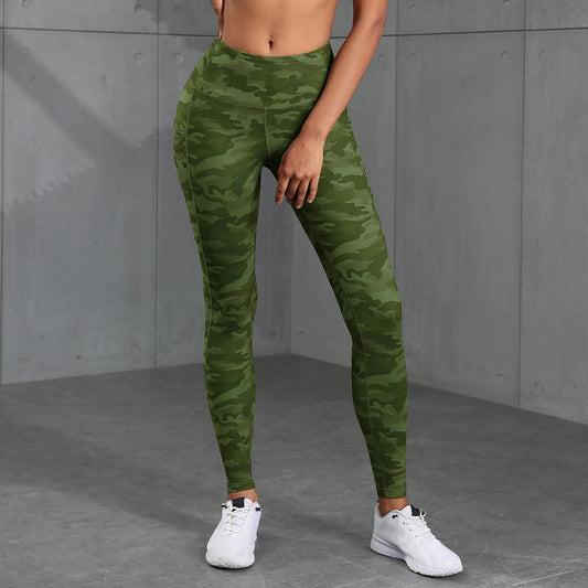 High Waist Camouflage Pants