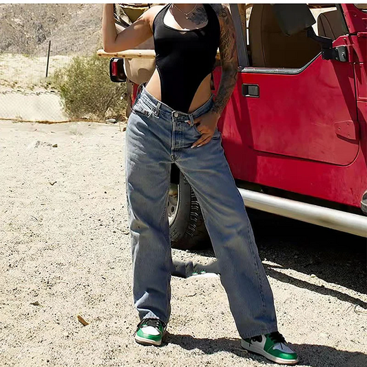 Street Fashion Wide Leg Jeans