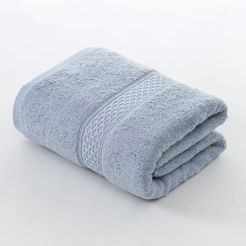 Solid Black Color Home Hotel Style Cotton Hand Bath Towels