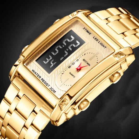 Mens Stainless Steel First Class Analog Dress Watches