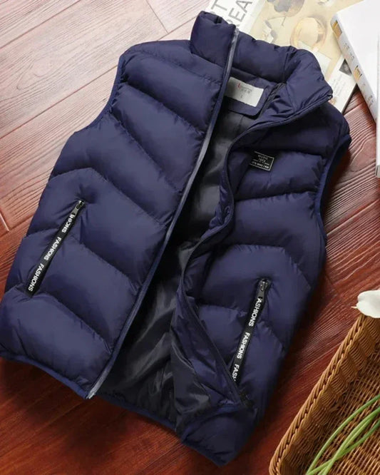Bright Puffer Vest for Effortless Functional Cozy Street Style Layering