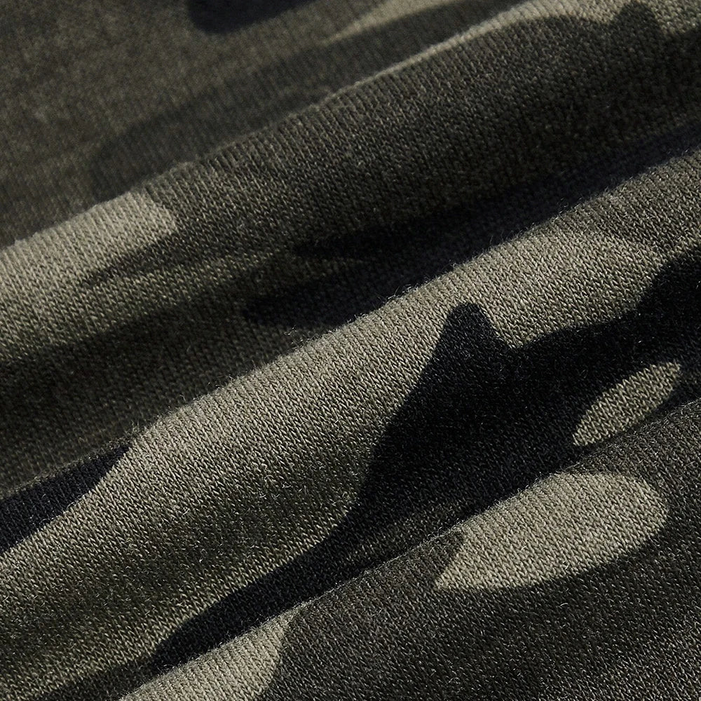 Camouflage Design Off Shoulder Women Streetwear Crop Top