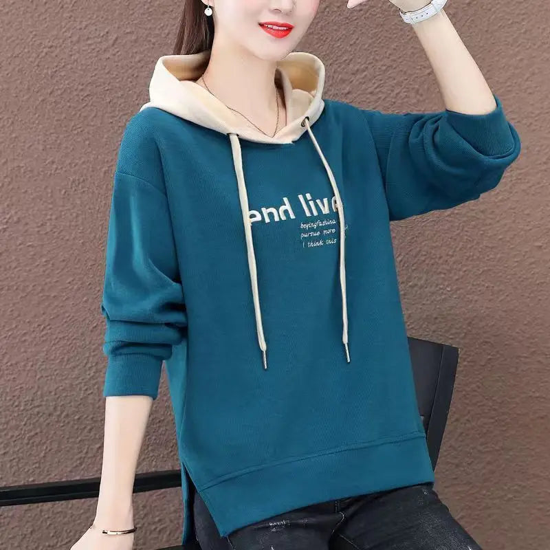 2025 Polar Fleece Hoodie Women S Loose Fit Pullover Sweatshirt For Spring Fall