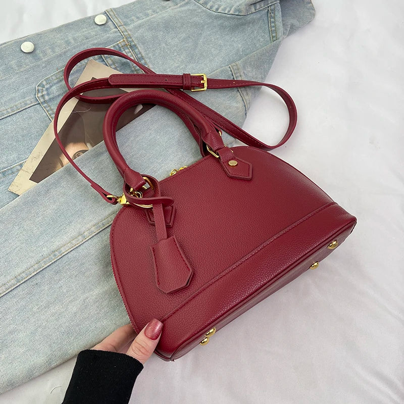 Cute Sequin Shell Shoulder Bag For Women Small Crossbody Phone Money Pouch