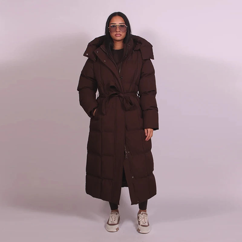 2025 New Womens Winter Parka Thick Warm Hooded Down Cotton Coat Loose Puffer Jacket Windproof Snow Overcoat With Pockets