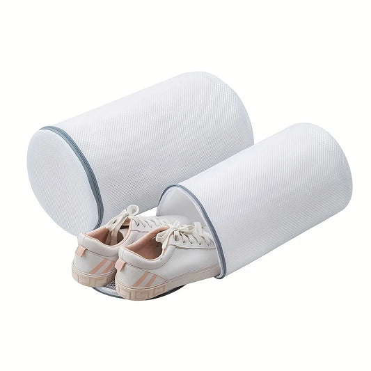 Reusable Zipper Closure Durable Mesh Laundry Bag for Sneakers Clothes Socks
