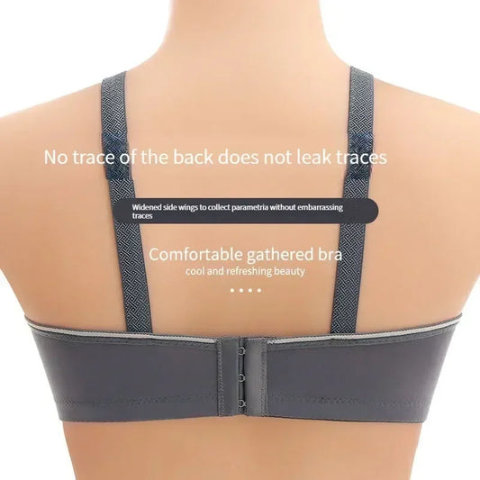 Sexy Embroidery Bra For Women Lace Bralette Thin Push Up Backless Plus Size Solid Bra C D Cup Lingerie