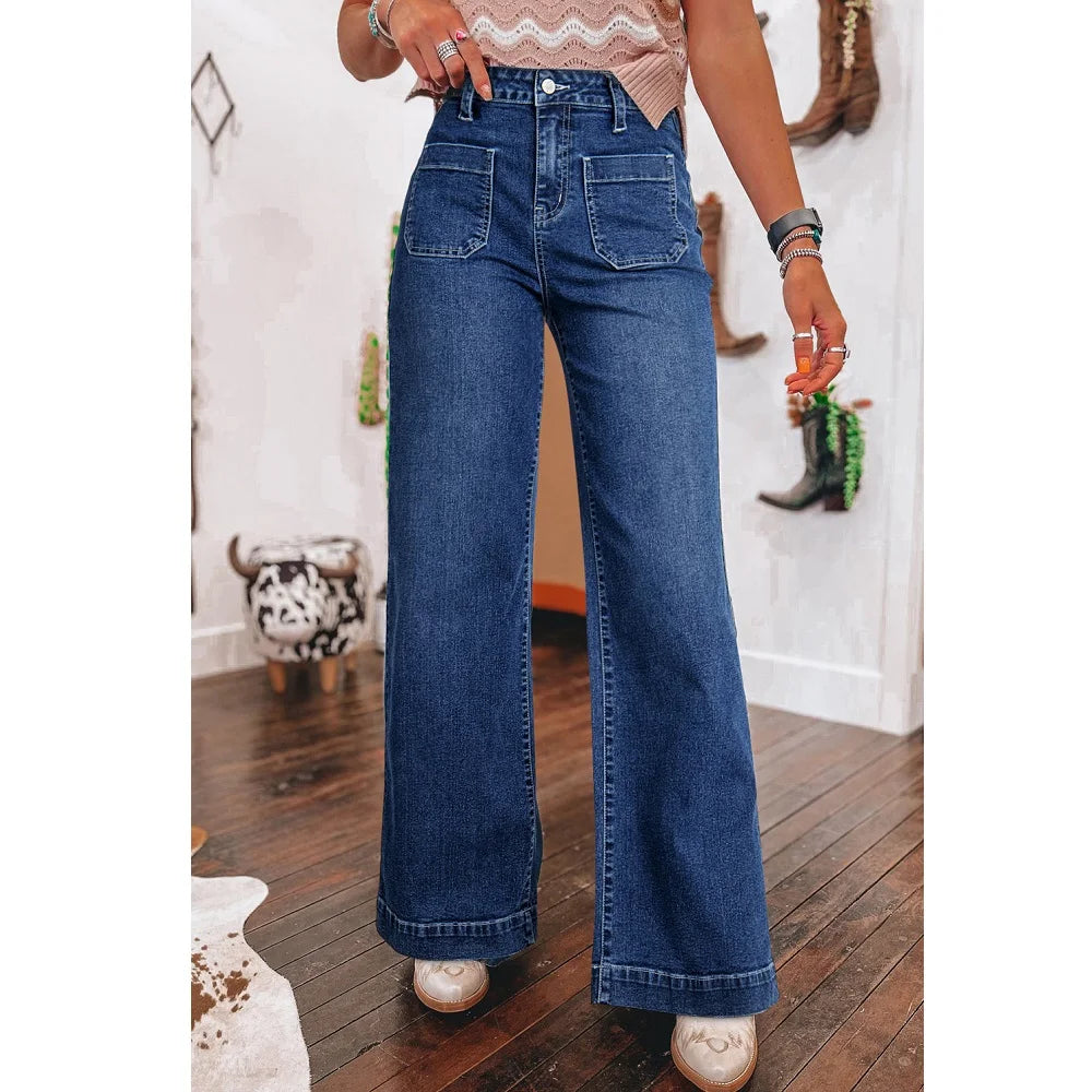 New High Waist Denim Jeans