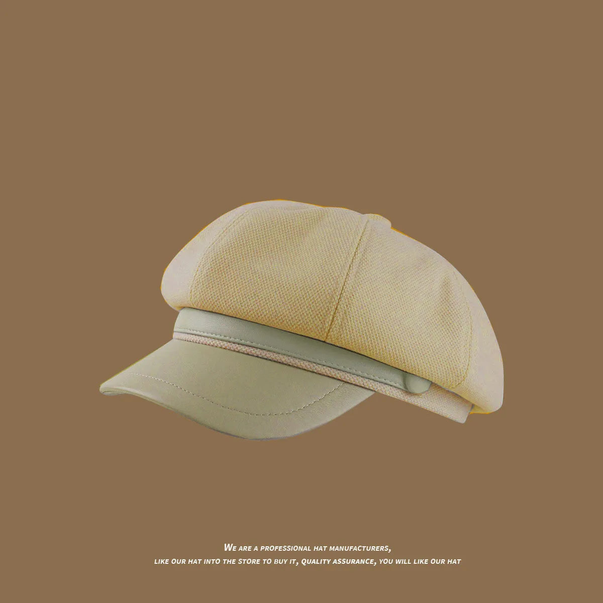 Womens Panama Beret Minimalist Octagonal Painter Hat Duck Tongue Cap For Autumn Winter Fashion