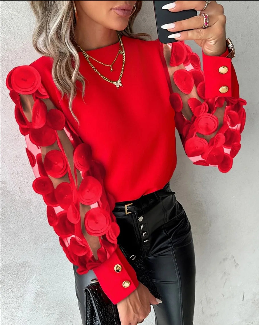 New Inspired Off Shoulder Lace Up Blouse With Lantern Sleeves Womens Loose Fit Satin Top For Spring Autumn Summer Niche Fashion