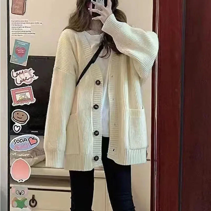 Womens Casual Autumn Long Cardigans