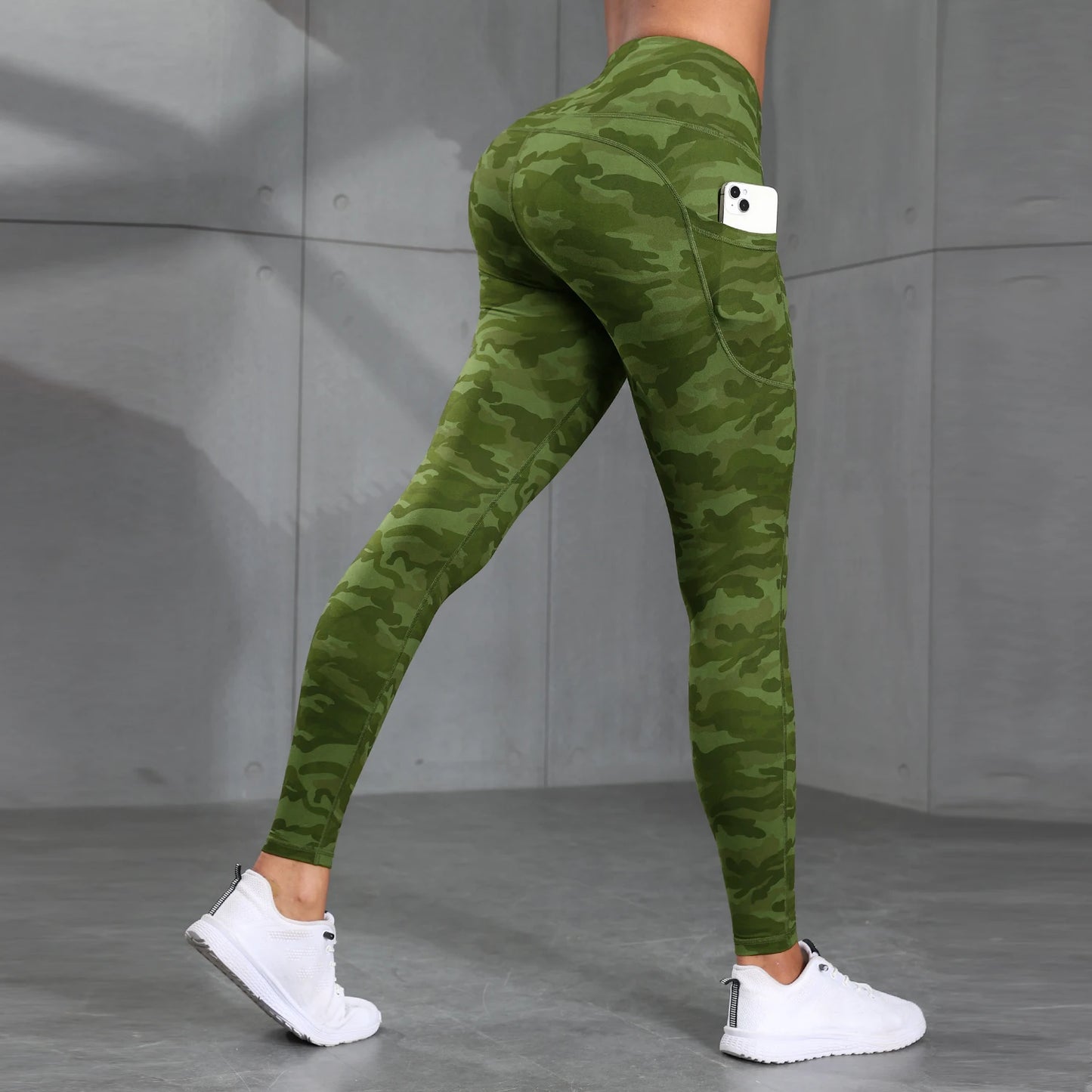 High Waist Camouflage Pants