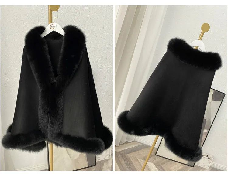 Luxury Furry Hooded Snow Coats