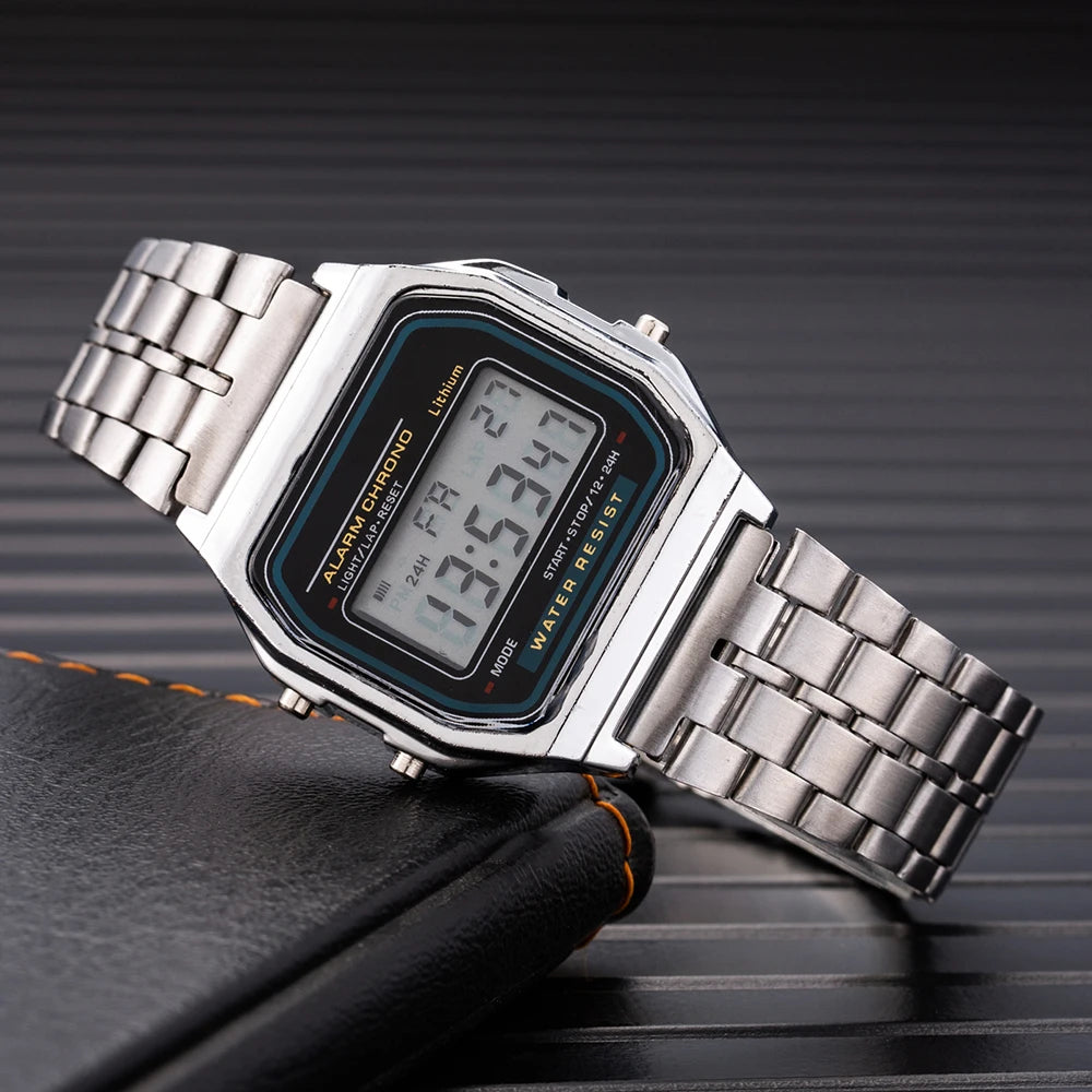 Bold Silicon Mens Digital Watch