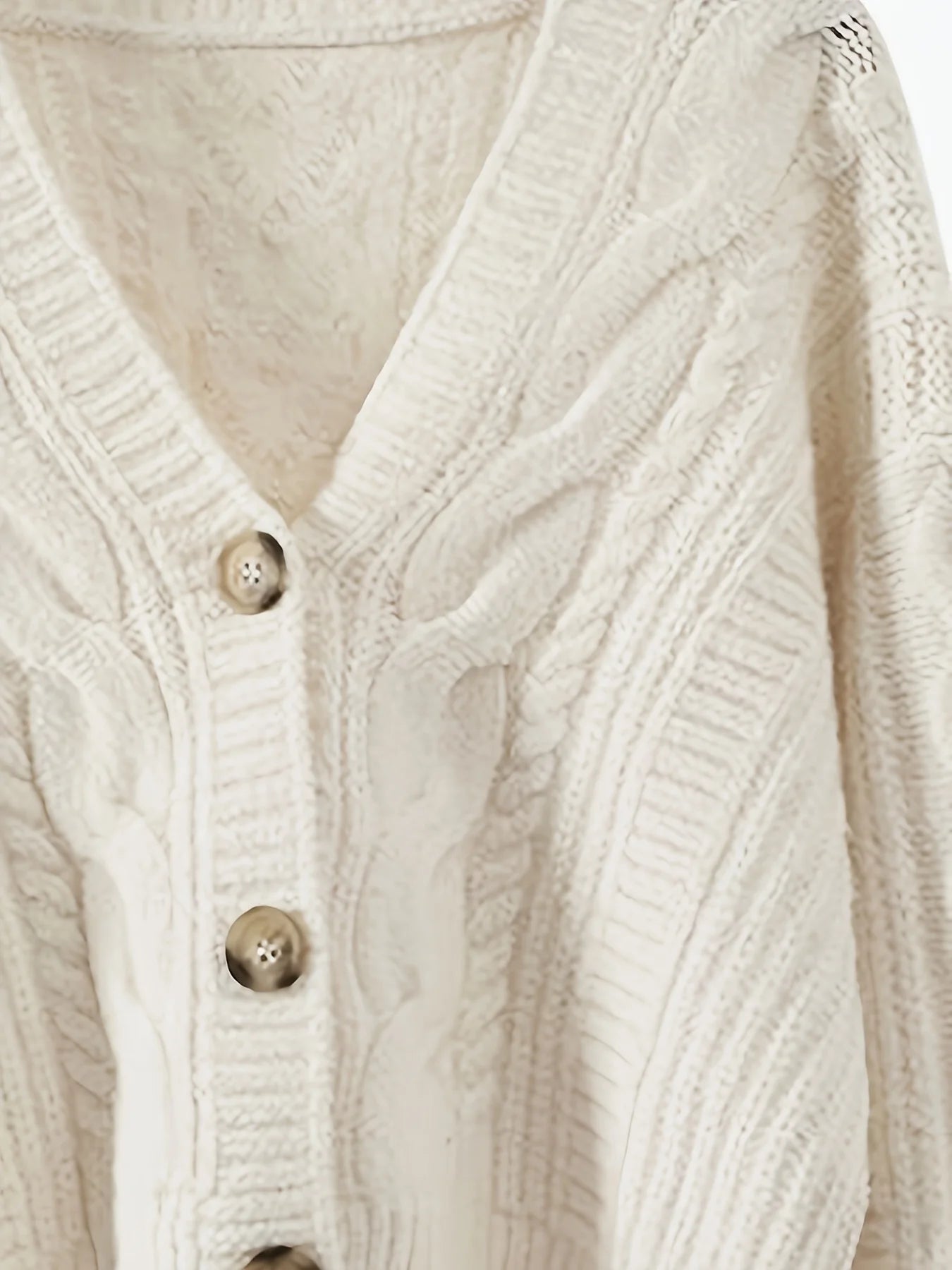 Women Circle Belted V Neck Cardigans